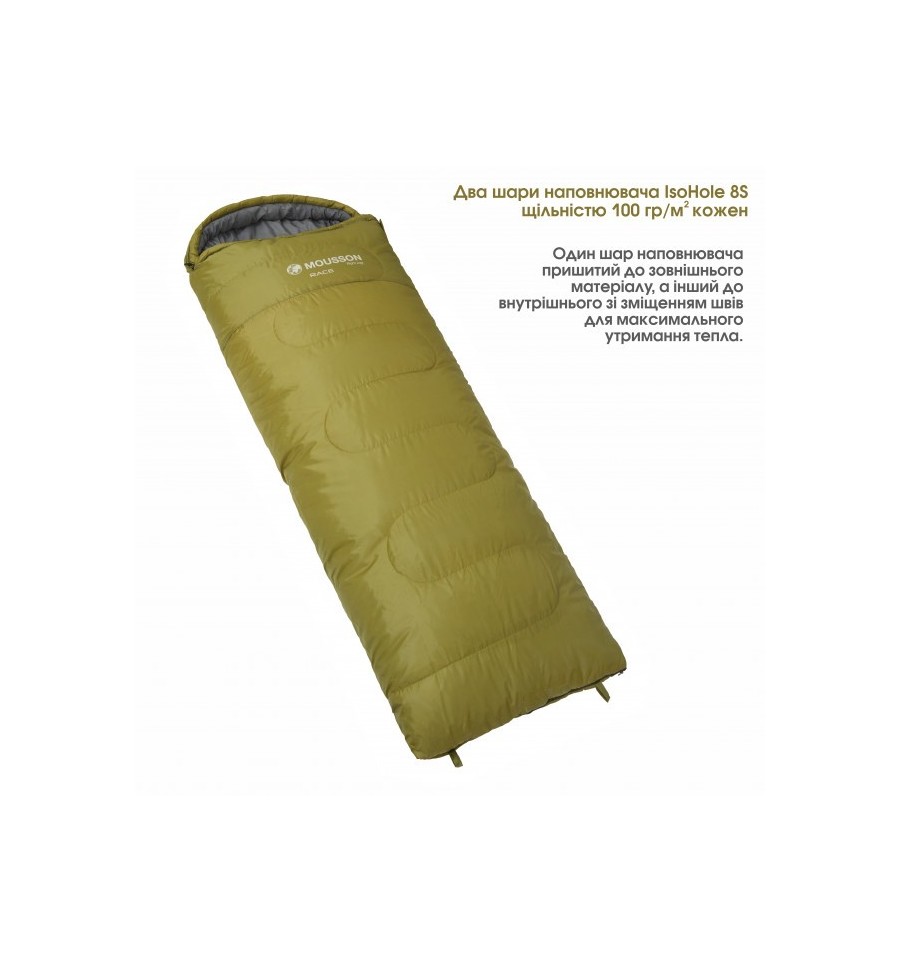 Спальний мішок MOUSSON Race Olive R
