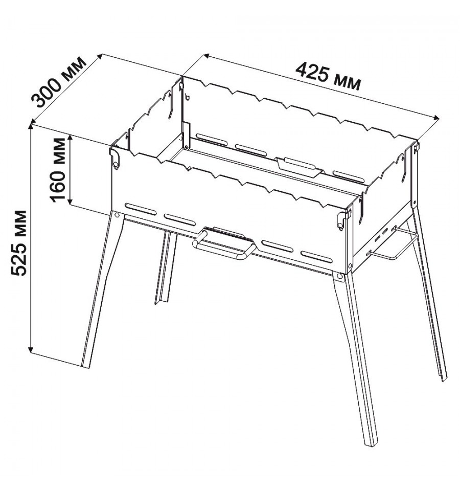 Мангал Prometeo Q 6 V